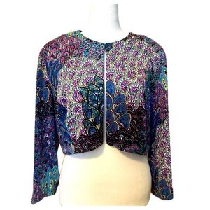 Vintage Sequin Embellished Bolero Jacket